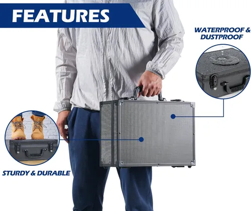 Miniatura 8 de D DACCKIT Top Loaders - Caja de almacenamiento – Estuche rígido para 3 x 4 pulgadas, 35 puntos para tarjetas comerciales y tarjetas deportivas