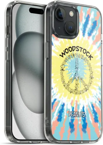 Miniatura 139 de Head Case Designs Funda de gel Woodstock 50th con licencia oficial de Peanuts Snoopy Guitar 1969 [protección de grado militar] compatible con Apple