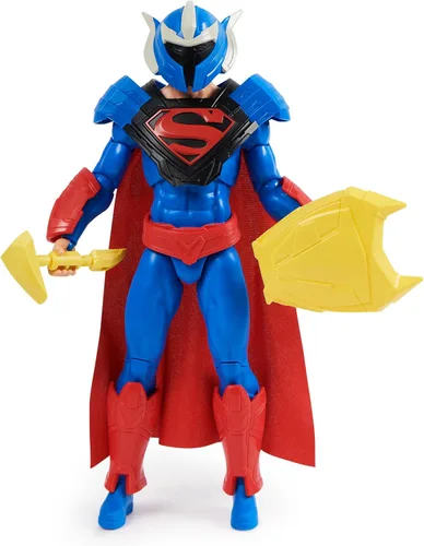 Miniatura 6 de DC Comics, Superman Man of Steel Figura de acción, DC Adventures, 12 pulgadas, 9 accesorios, juguetes coleccionables de superhéroes para niños