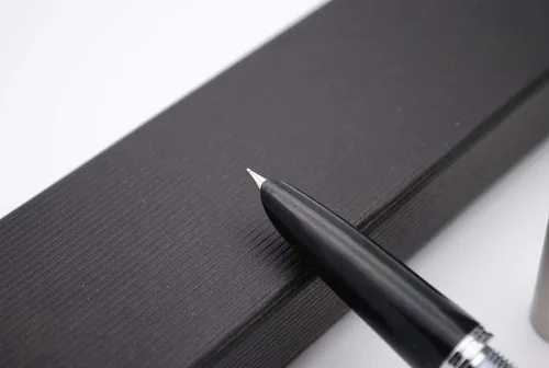 Miniatura 4 de JINHAO 51A - Pluma estilográfica de madera con tapa de acero (arce duro, punta extrafina, 0.015 in)