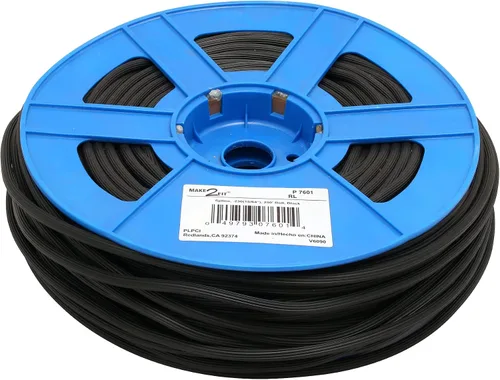 Miniatura 14 de Prime-Line P 7551 - Estriado de vinilo para retenedor de pantalla, 0.12 pulgadas, redondo, negro, 250 pies (1 rollo)