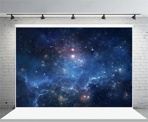 Miniatura 4 de AOFOTO Telón de fondo de nebulosa fantástica de 5 x 3 pies, cielo estrellado aeroespacial, fotografía, universo, galaxia, cosmos, espacio exterior