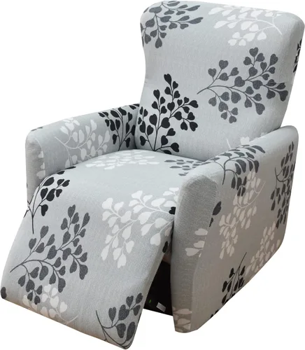 Miniatura 13 de KRFOONN Fundas elásticas para sillón reclinable con estampado, fundas para sillas reclinables de 4 piezas, fundas para sillón reclinable Lazy Boy