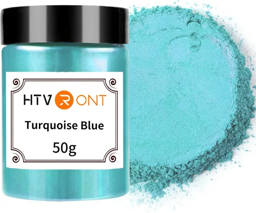 Miniatura 18 de HTVRONT - Polvo de mica en color dorado para resina epoxi - 50 g/1.76 oz Polvo de pigmento de mica natural, polvo de mica para la fabricación