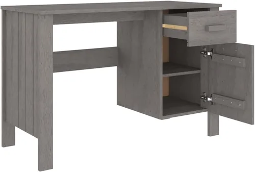 Miniatura 7 de Escritorio de madera para computadora con un cajón y una puerta para oficina en casa, escritorio ejecutivo, escritorio de estudio, escritorio