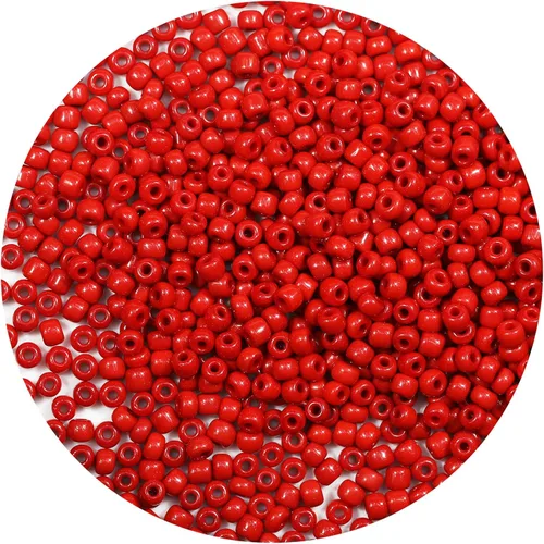 Miniatura 26 de Bala&Fillic Cuentas de semillas de color blanco de 0.157 pulgadas, aproximadamente 1200 piezas/3.53 oz en bolsa, 6/0 cuentas de vidrio para hacer