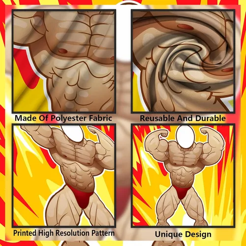 Miniatura 3 de Pancarta de fotos de fitness, telón de fondo, culturista, juego de simulación, fiesta, gimnasio, ejercicio, deportes, decoración temática muscular