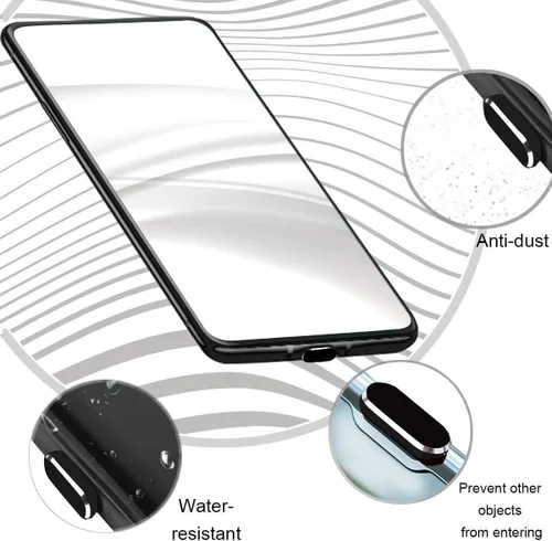 Miniatura 3 de Tapones antipolvo USB C tipo C para puerto de carga, 4 unidades con 2 protectores de cable en espiral compatibles con iPhone 17/16/15 Plus Pro Max