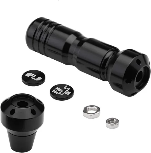 Kit de Pomos Negros para Cambio y Caja de Transferencia para Toyota FJ Cruiser 2007–2015 – Aluminio 6061 Mecanizado CNC, Acabado Anodizado, Mejora
