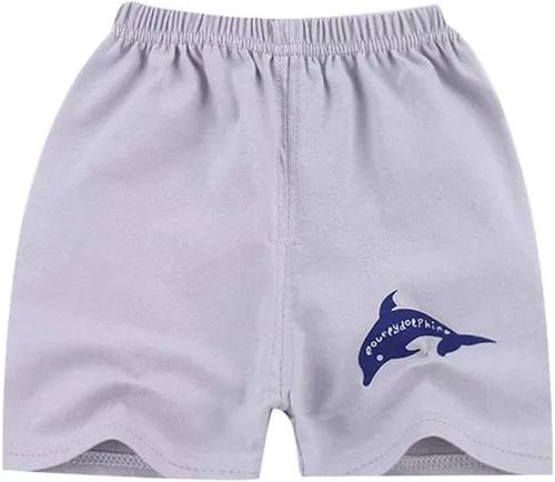 Miniatura 6 de Pantalones cortos de algodón con cintura elástica para niños pequeños, ropa de verano