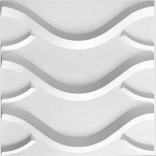 Ekena Millwork WP20X20NXWH 19 5/8 pulgadas de ancho x 19 5/8 pulgadas de alto Nexus EnduraWall Decorativo 3D Panel de Pared Cubre 2.67 pies cuadrados