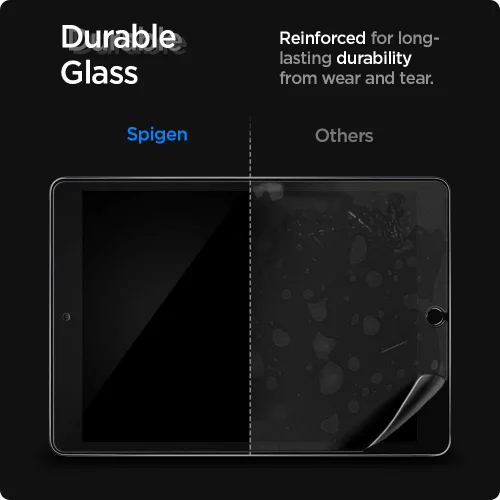 Miniatura 6 de Spigen Protector de pantalla de vidrio templado [GlasTR Slim] diseñado para iPad de 10.2 pulgadas (9ª (2021) / 8ª (2020) / 7ª (2019)