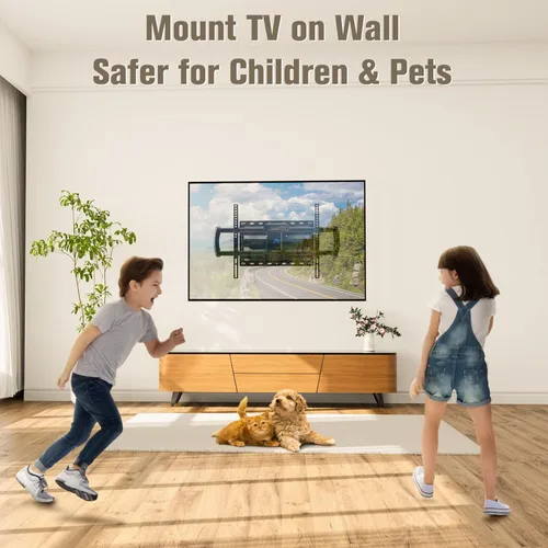 Miniatura 7 de Mounting Dream Soporte de pared para TV, certificado UL, soporte de montaje de movimiento completo para televisores de pantalla plana de 42 a 84