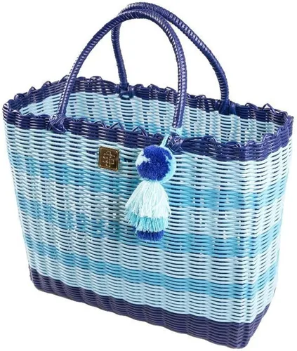 Miniatura 2 de Simply Southern Key Largo PVC Multi Color Woven Tote