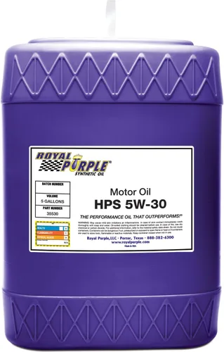 Miniatura 7 de Royal Purple Aceite sintético para motor 36530-6PK HPS 5W-30 con tecnología de aditivos Synerlec, 1 cuarto de galón, caja de 6
