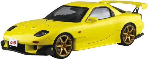 Miniatura 2 de Aoshima Inicial D: Kit de modelo a escala 1:24 FD3S RX7 V28 de Takahashi Keisuke