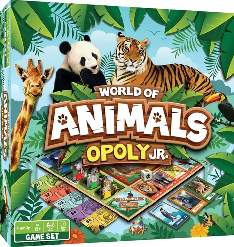 Miniatura 5 de MasterPieces Juegos de mesa para niños y familias - Old MacDonald's Farm Opoly Jr. - Juegos de mesa con licencia oficial para niños y familia