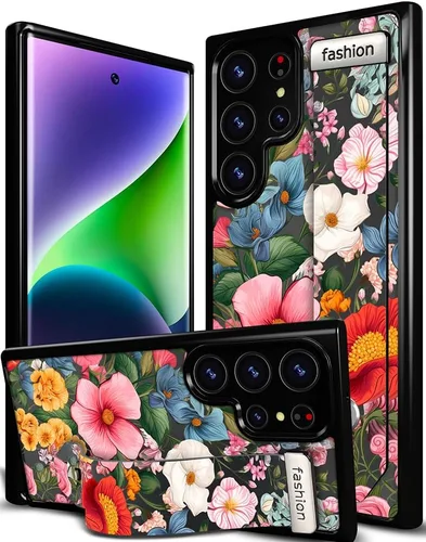 Miniatura 137 de Compatible para Samsung Galaxy S23 Funda Bonita con Correa Soporte Dedo Kickstand, Fundas de Silicona Geniales de Diseñador Funda Cover - Mariposa