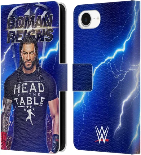 Miniatura 16 de Head Case Designs Officially Licensed WWE Distressed Logo Roman Reigns Leather Wallet Case Compatible with Apple iPhone 11