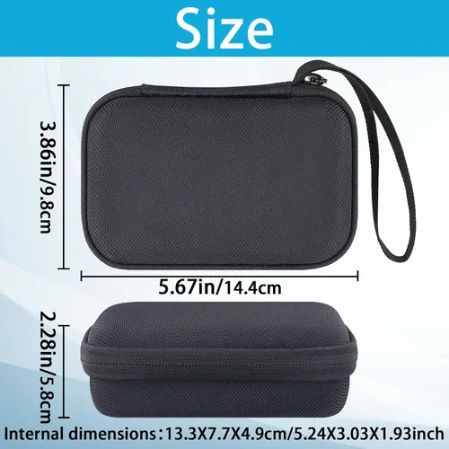 Miniatura 4 de khanka Estuche rígido para cargador portátil ZZI Tamaño de bolsillo 40000mAh Power Bank/HELLEE Cargador portátil con cable integrado, banco