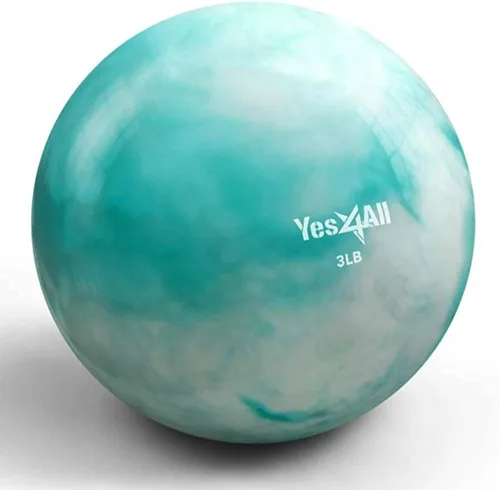 Miniatura 25 de Yes4All - Bolas de tonificación con peso para ejercicio, bolas medicinales suaves para ejercicio, pilates, yoga, equilibrio, flexibilidad, 2-10 C.