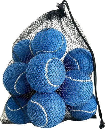 Miniatura 7 de Pelotas de tenis, paquete de 12 pelotas de tenis de práctica avanzada para principiantes, pelotas de tenis de entrenamiento para perros y mascotas
