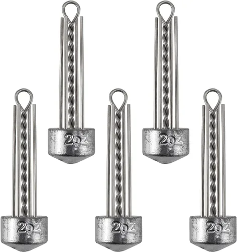 Miniatura 11 de Dr.Fish Paquete de 5 Spider Surf Pesca Sputnik Sinker 1oz-8oz Agua Salada Beach Casting Sea Bottom Holder