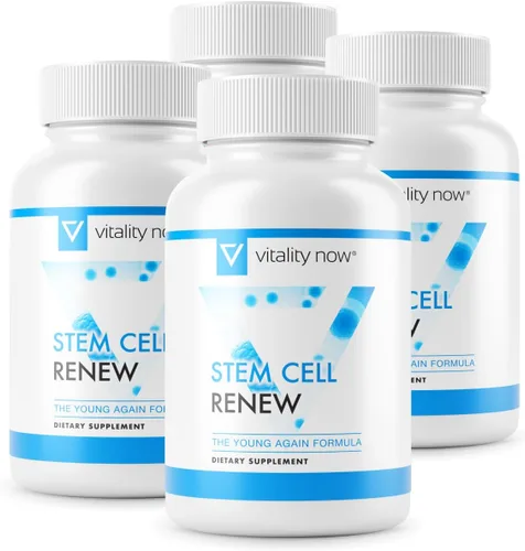 Stem Cell Renew | Aumenta tu suministro natural de células madre para fortalecer la agudeza mental, ayuda a reducir los signos del envejecimiento y