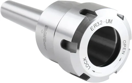Miniatura 7 de Accusize Industrial Tools Mt2 Shank Er32 Chuck con kit de pinzas de 11 piezas, 1/8 pulgadas - 3/4 pulgadas por 16, sistema de boquilla cónica Morse