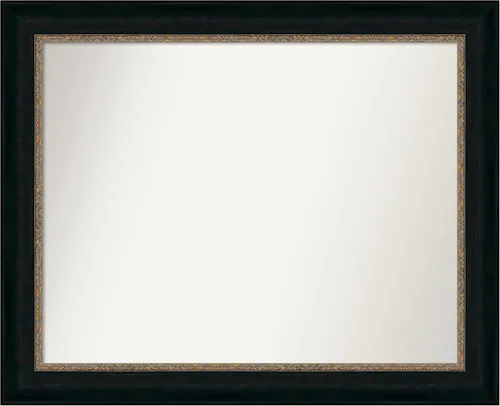 Miniatura 221 de Amanti Art Espejo personalizado, espejo de baño de bronce Milano, espejo de pared o espejo de tocador de baño sobre el fregadero