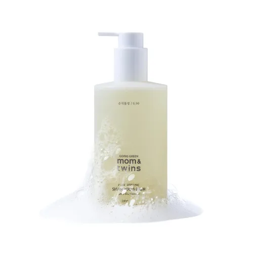 Champú y baño - Champú y lavado orgánico coreano 2 en 1 sin lágrimas, limpiador vegano para cabello, cara y cuerpo, suave, verificado por EWG, no