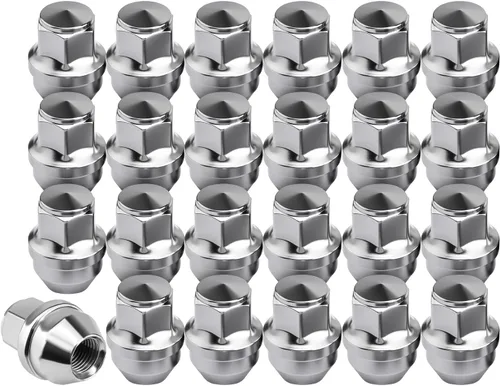 Tuercas de llanta OEM M14x1.5 24PCS para 2015-2024 F150, Expedition, Navigator, Tuercas de rueda de 14x1.5 Fábrica de aluminio de una pieza, OEM #