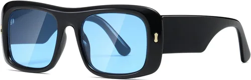 Miniatura 17 de kimorn Gafas de sol para mujeres y hombres, de moda, retro, de los años 90, vintage, Y2K, de gran tamaño, con marco cuadrado, sombras K1337