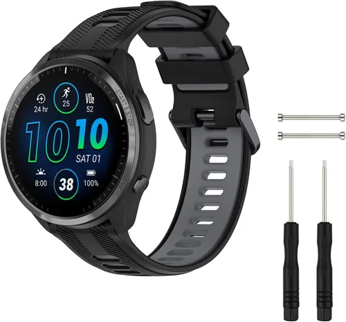 Correa de reloj compatible con Garmin Forerunner 945/Forerunner 935, silicona suave deportiva Garmin 935/Fenix 5/Fenix 5 Plus, repuesto para Garmin