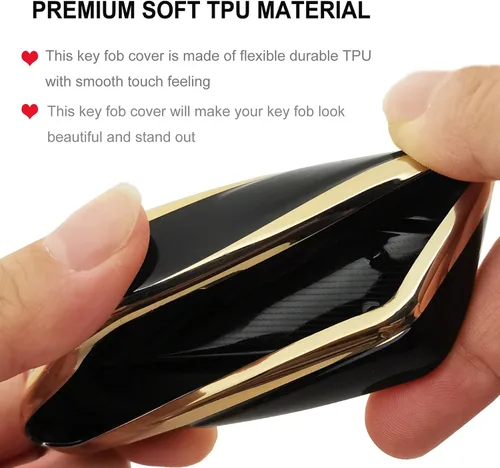 Miniatura 5 de Funda para llavero Toyota con llavero de TPU suave para Toyota Avalon Camry Corolla RAV4 Sequoia Highlander