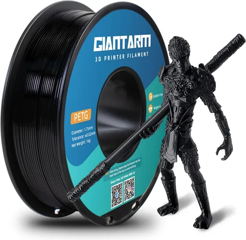 Giantarm - Filamento PETG, 0.06 pulgadas, precisión dimensional de +/- 1/32 pulgadas, dureza mejorada, para la mayoría de impresoras FDM 3D, carrete