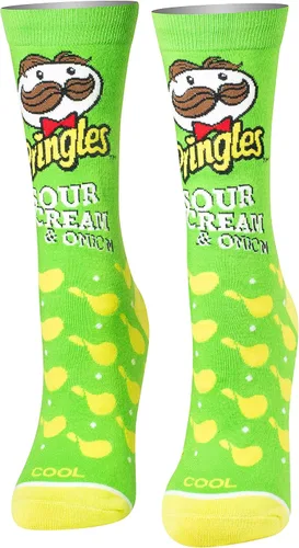 Miniatura 3 de Cool Socks Novelty Crew Dress Sock, Women's, Food, Snacks & Chips, Funny Cute