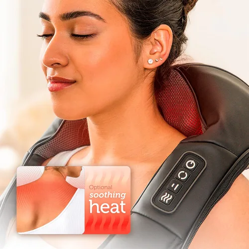 Miniatura 6 de COMFIER Masajeador de cuello Shiatsu y almohada de masaje