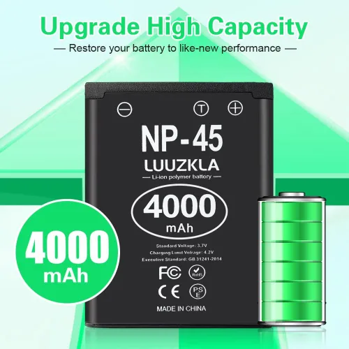 Miniatura 2 de 2 baterías NP-45 NP-45A NP-45B NP-45S de 4000 mAh, capacidad de actualización de 0 ciclos para auriculares inalámbricos Arctis Nova Pro