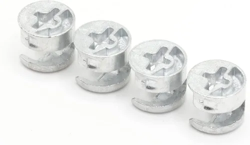 Miniatura 2 de ReplacementScrews Tuercas de bloqueo de leva excéntricas compatibles con IKEA Part 106720 (paquete de 4)