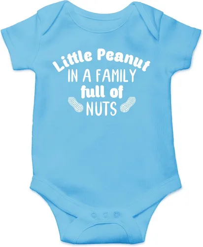 CBTwear Little Peanut - Body para bebé, adorable mameluco para niño y niña, divertido y lindo traje unisex