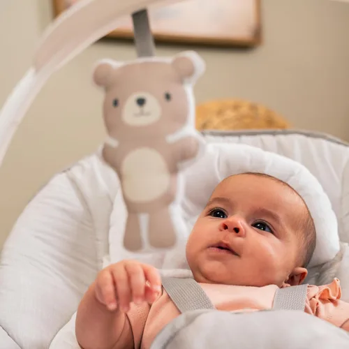 Miniatura 8 de Ingenuity Keep Cozy 3 en 1 Grow with Me - Asiento vibratorio para bebé y balancín de bebé a niño pequeño, 0-30 meses hasta 40 libras (Linden)