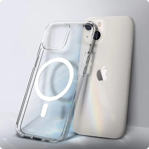 Miniatura 5 de Spigen Funda para iPhone 13 Mini, ultra híbrida MagFit [antiamarilleo] [compatible con Magsafe] - Transparente