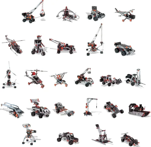 Miniatura 3 de MECCANO, Super Construction - Juego de construcción motorizado 25 en 1, juguete educativo STEAM, 638 piezas, para edades de 10 años en adelante