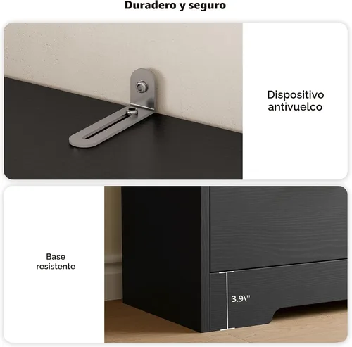 Miniatura 7 de IRONCK Estantería con cajones, estantería de 70.9 pulgadas de alto con puertas, estanterías y estanterías con almacenamiento, estantería con 6 cubos