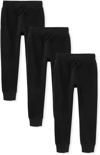 The Children'S Place Pantalones deportivos deportivos de forro polar para niños