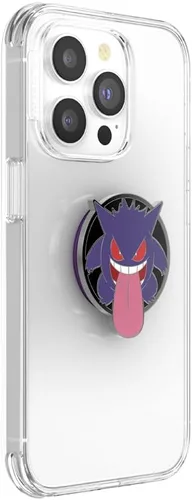 Miniatura 3 de PopSockets Agarre adhesivo para teléfono, soporte, soporte para teléfono, Pokemon - Sombra nocturna Gengar Noche de Gengar