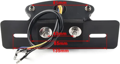 Miniatura 2 de Three T FSFY Motorcycle Tail Brake Lamp Taillight Assemblies for Harley, for HONDA Bobber Chopper Cafe Racer Cruiser