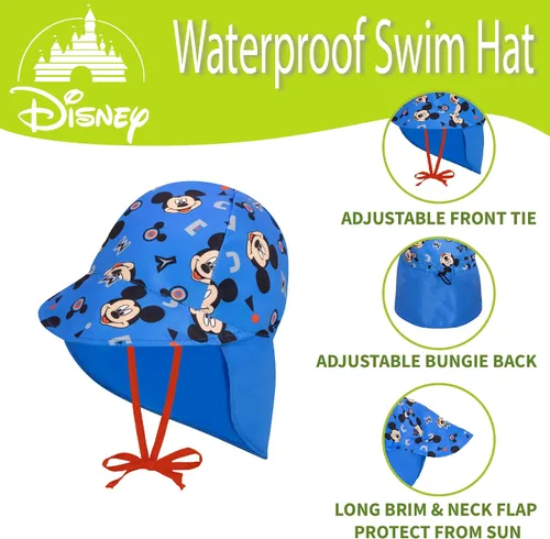 Miniatura 4 de Disney Sombrero de natación para niños pequeños sombrero de sol para niños sombrero de verano con favoritos sombrero de sol para bebé