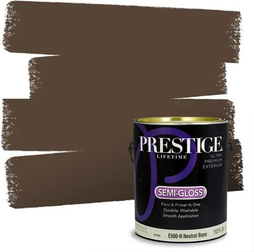 Miniatura 142 de Prestige Paints - 2 en 1, pintura base y pintura de exterior, P500-N-SW7020 SW6991-PCM